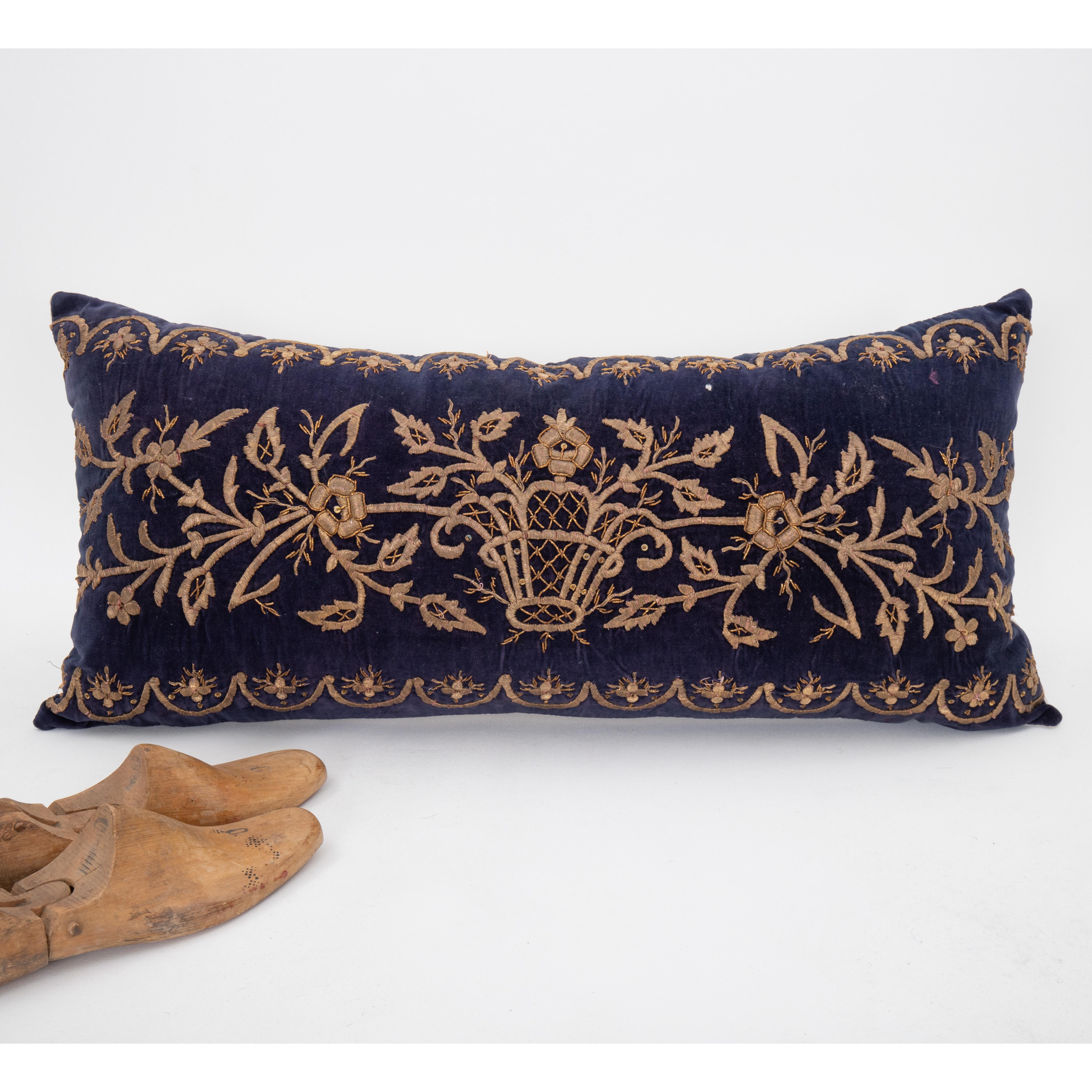 XIXe siècle Couvercle d'oreiller ottoman/turc en technique Sarma, fin du 19e / début du 20e siècle en vente