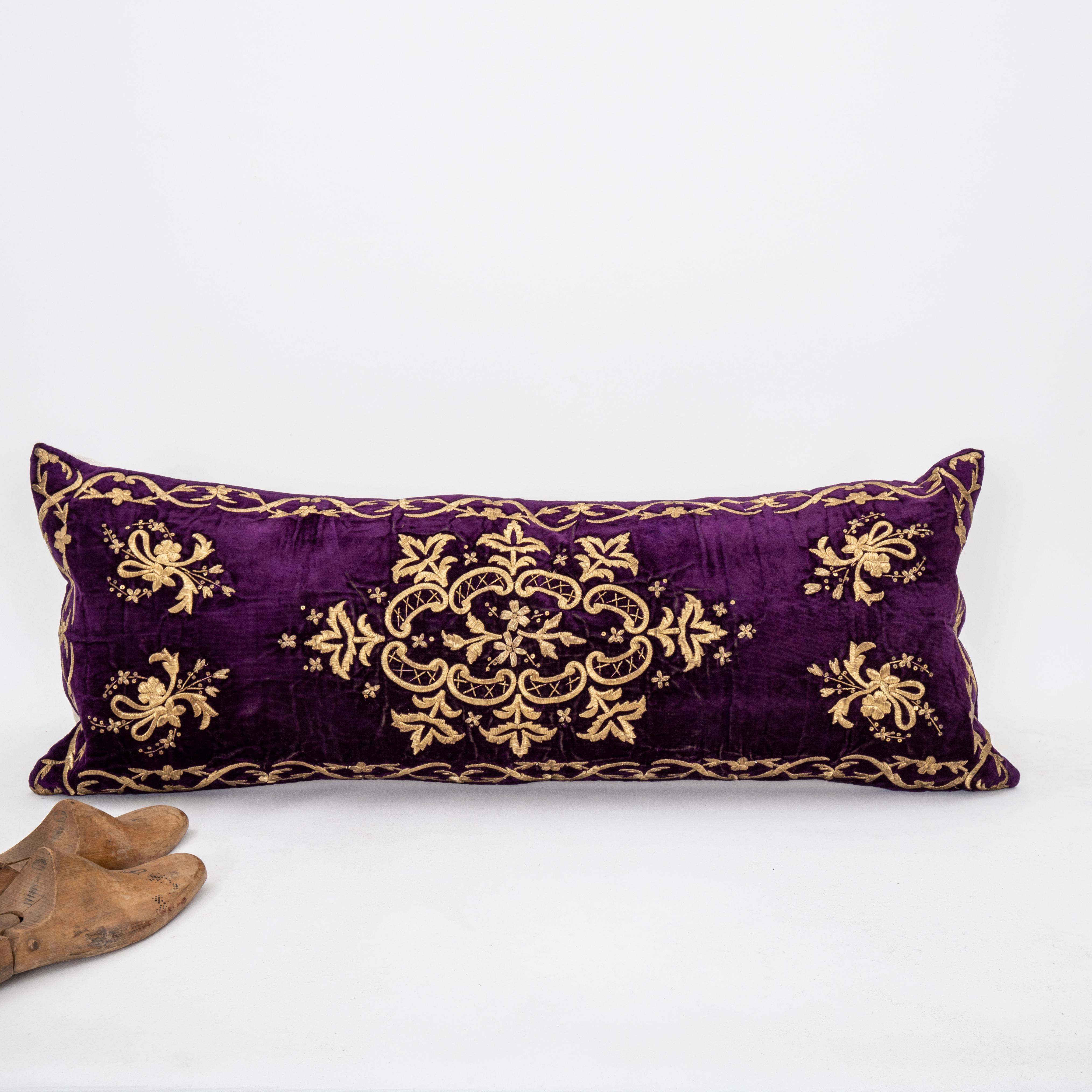 XIXe siècle Couvercle d'oreiller ottoman/turc en technique Sarma, fin du 19e / début du 20e siècle en vente