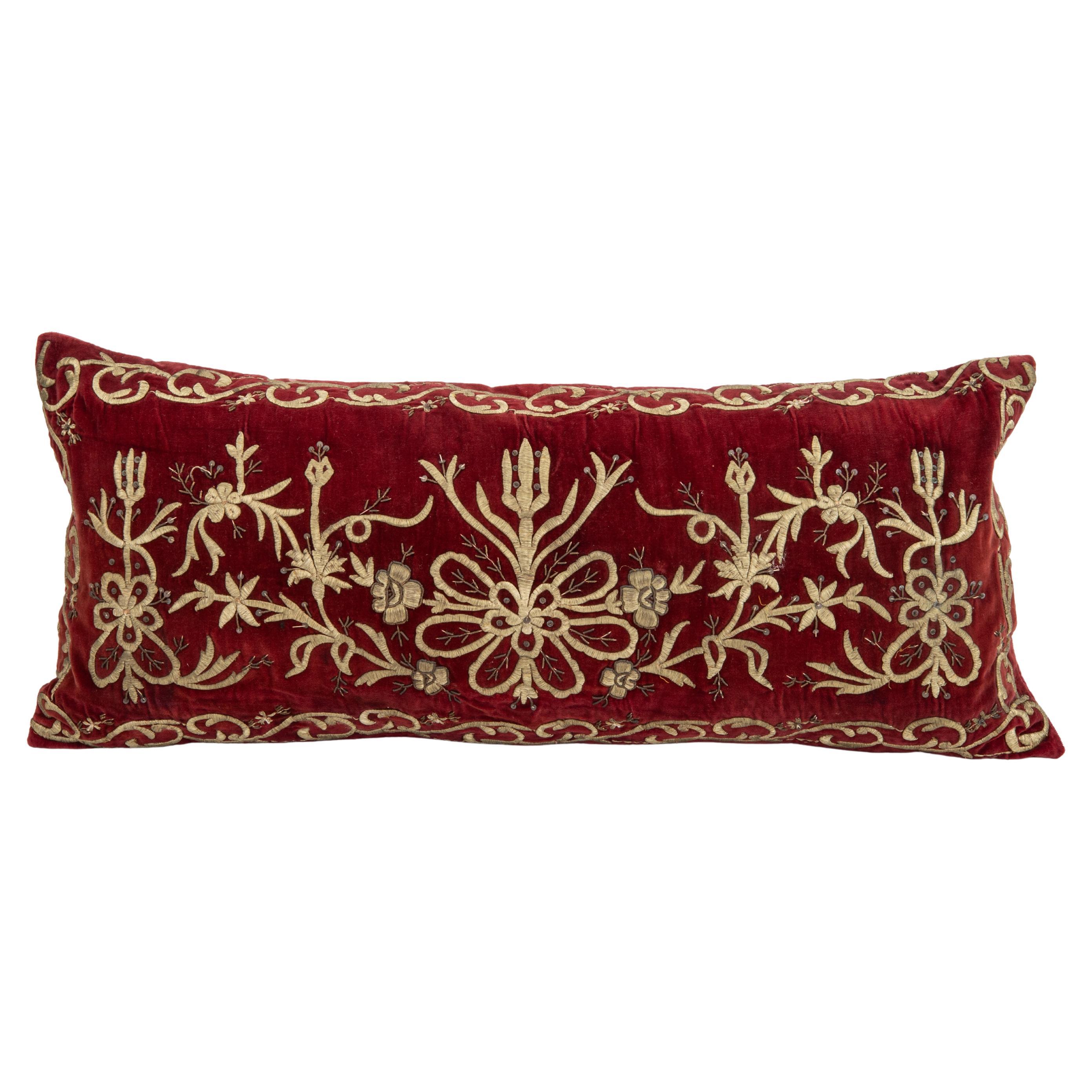 Ottoman / Turkish Pillow Cover in Sarma Technique, late 19th / Early 20th C.