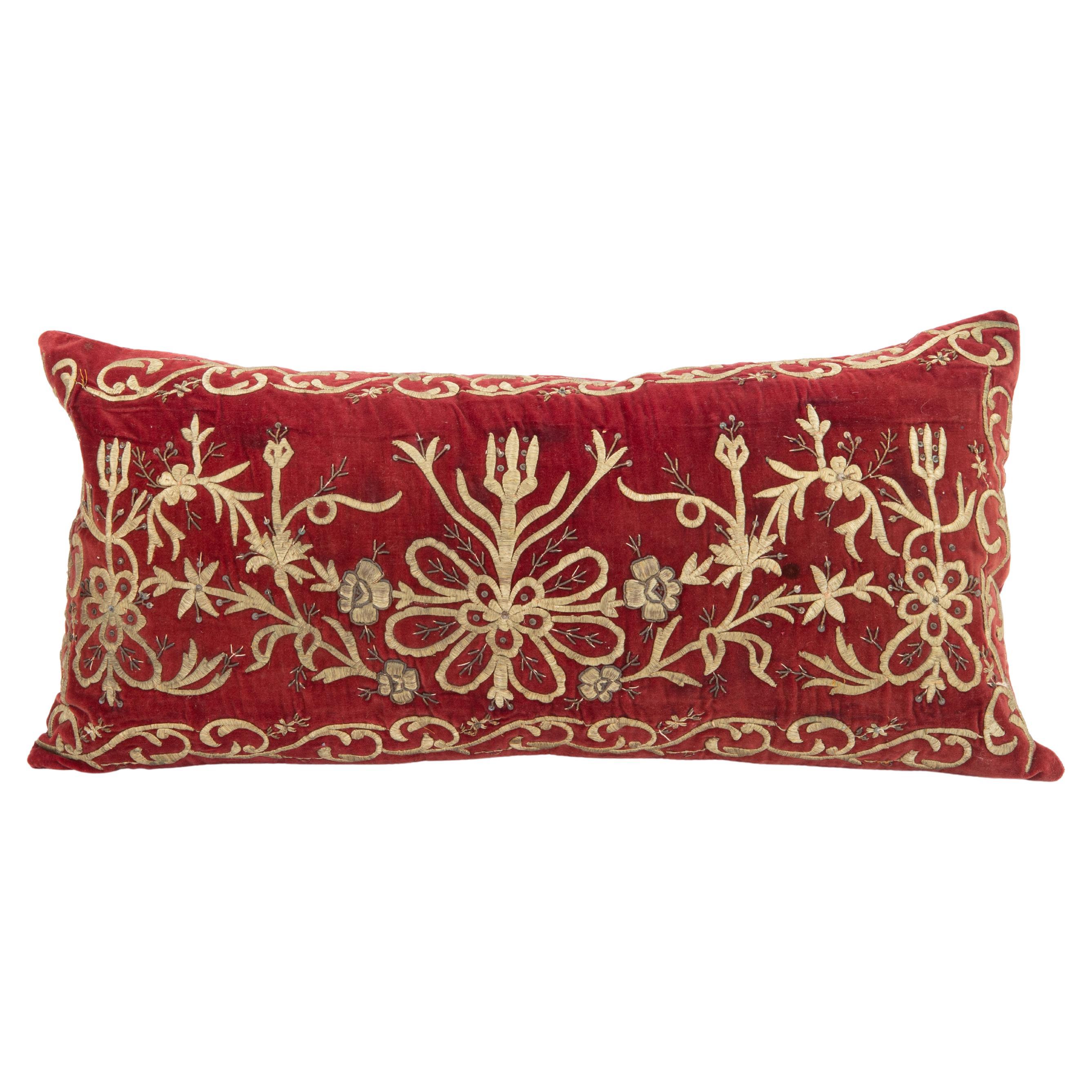 Ottoman / Turkish Pillow Cover in Sarma Technique, late 19th / Early 20th C.