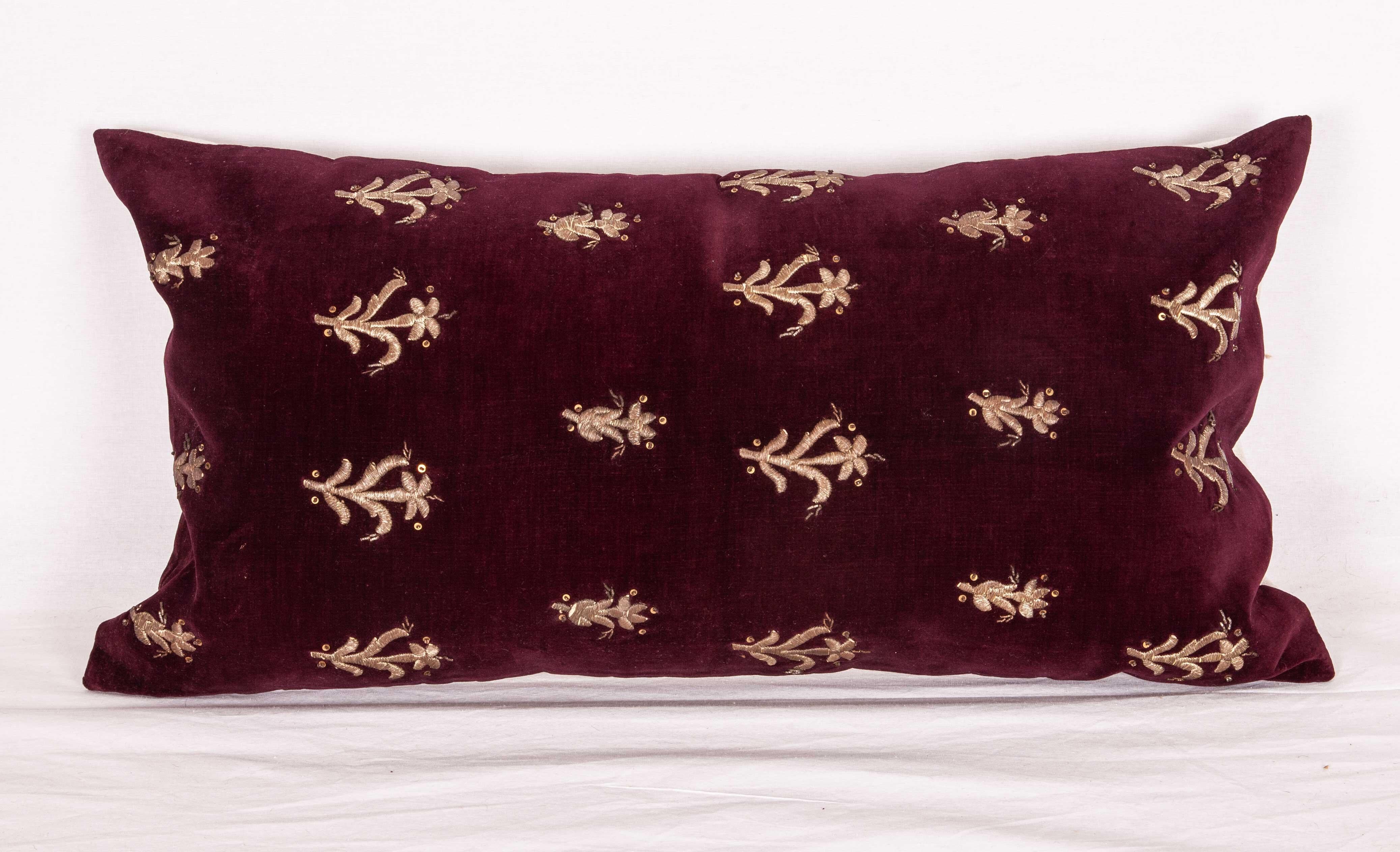 Ottoman Turkish Velvet Pillow Cases, Early 20th Century In Good Condition For Sale In Istanbul, TR
