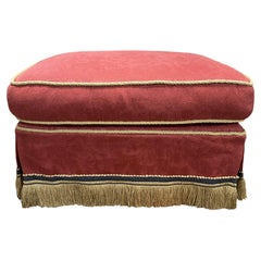 Ottoman with fringe