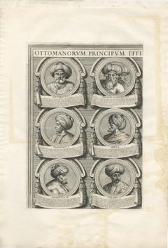 Ottomanorum Principum Effigies – Complete Ottoman Rulers Table, Rome c.1700