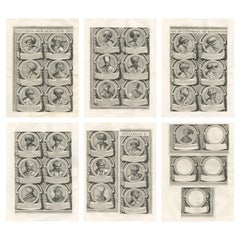 Ottomanorum Principum Effigies – Complete Ottoman Rulers Table, Rome c.1700