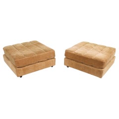 Fabric Ottomans and Poufs