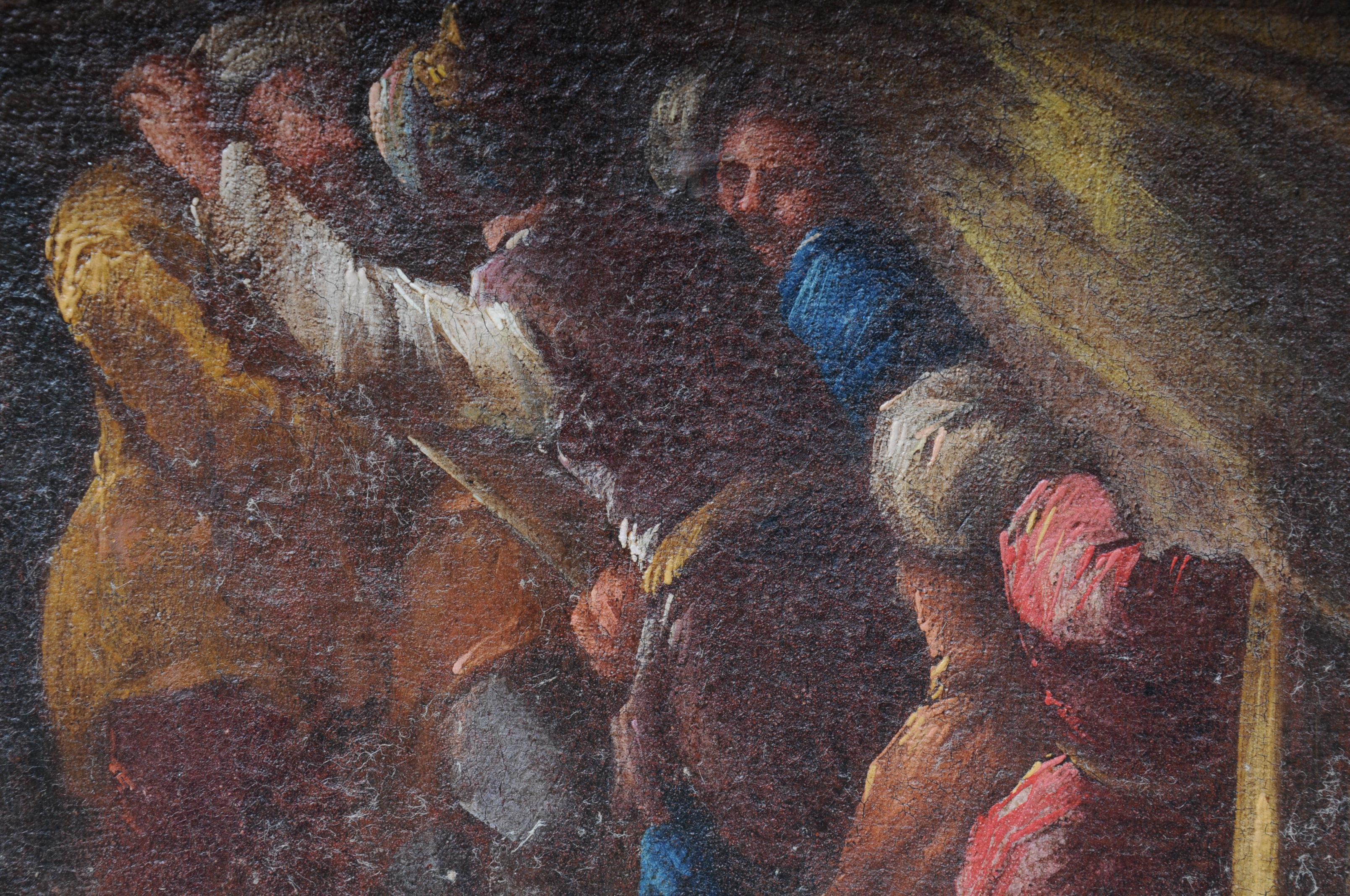 Otomanos Pintura al óleo Escena de batalla de 1740 en venta 4