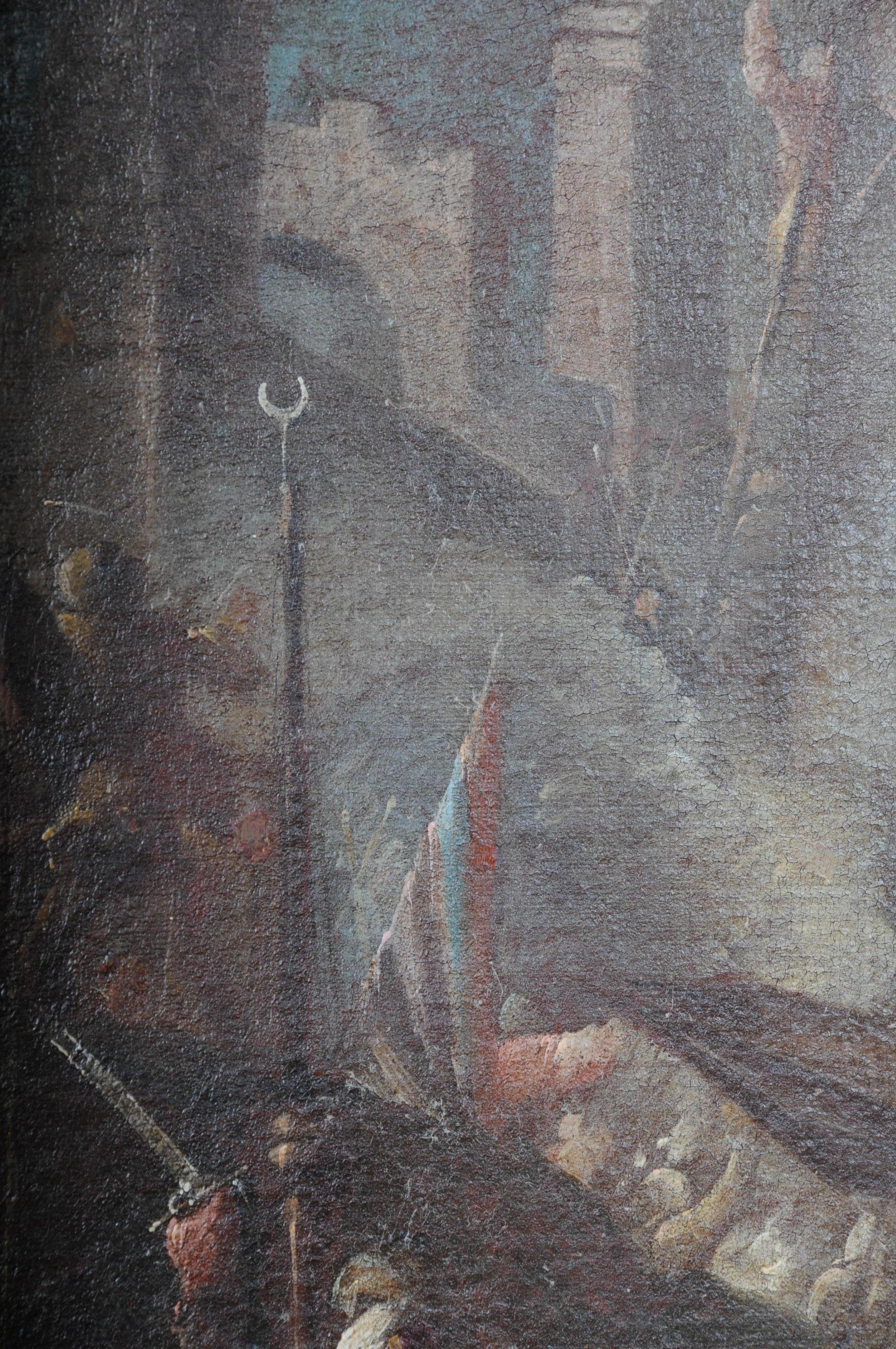 Otomanos Pintura al óleo Escena de batalla de 1740 en venta 5