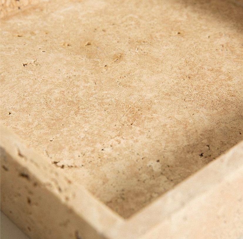 Bandeja de Travertino OTTOMANS 10'' , Beige Bandeja Decorativa Baño, Cocina, Salón Siglo XXI y contemporáneo en venta
