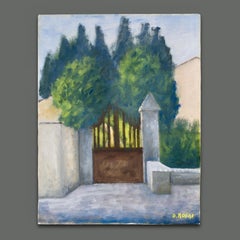 Pittura italiana del 1950 di Ottone Rosai firmata, datata e archiviata