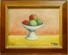Bodegón con frutas - Óleo sobre lienzo de Ottone Rosai - 1950 ca.