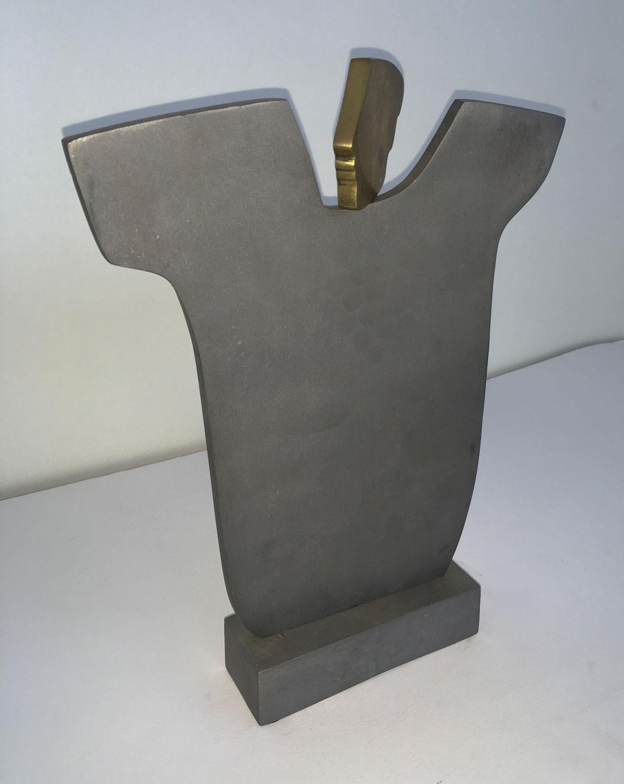 1980 Italy Abstract Bronze Sculpture by Ottorino Tonelli Giulietta Juliet For Sale 6