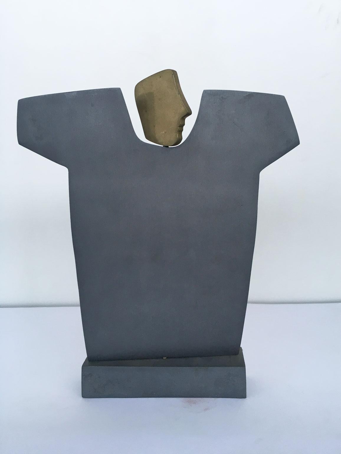 1980  Italy Bronze Abstract Sculpture by Ottorino Tonelli Romeo For Sale 1