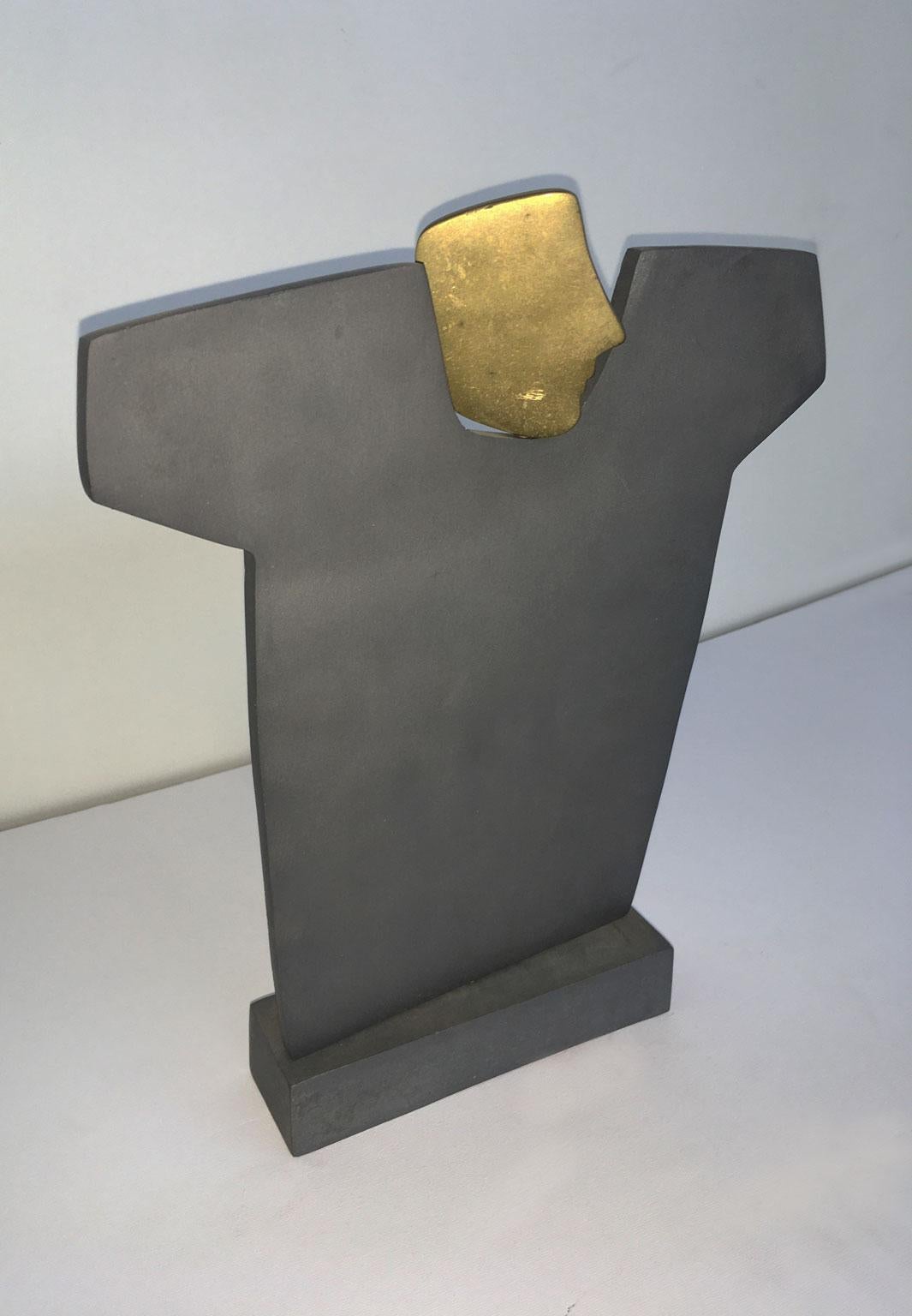 1980  Italy Bronze Abstract Sculpture by Ottorino Tonelli Romeo For Sale 2