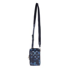 ouis Vuitton Blue Monogram Watercolor Crossbody Phone Case Ltd. Edition