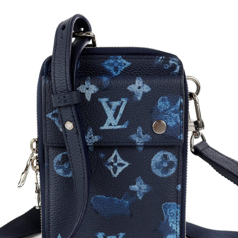 Louis Vuitton Phone Pouch Limited Edition Monogram Ink Watercolor Leather  at 1stDibs  louis vuitton watercolor wallet, louis vuitton phone lanyard,  louis vuitton watercolor collection