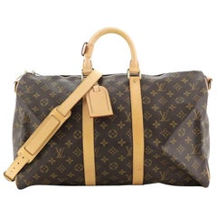 ouis Vuitton Keepall Bandouliere Bag Monogram Canvas 45