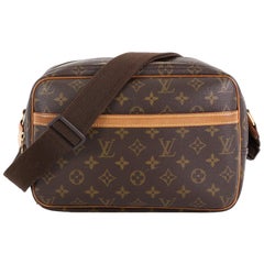 ouis Vuitton Reporter Bag Monogram Canvas PM