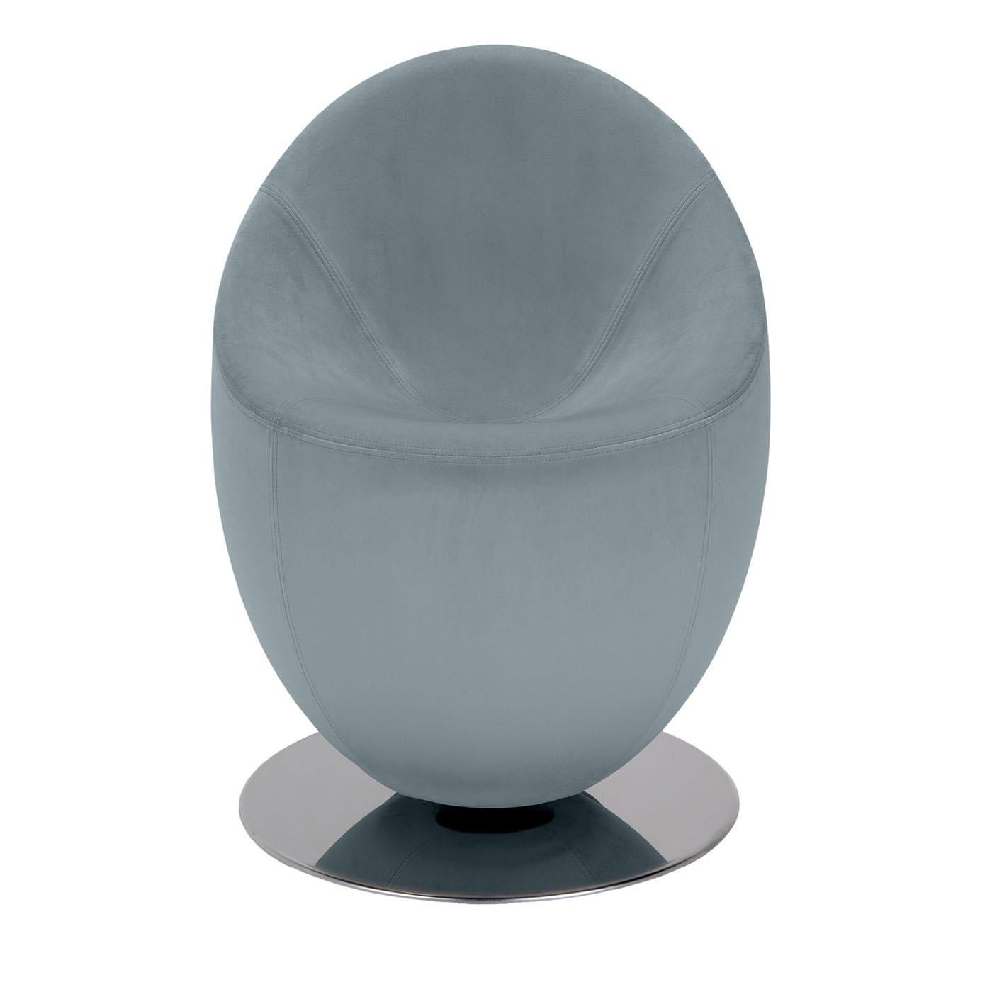 Fauteuil pivotant bleu clair Ouo de Simone Micheli Neuf - En vente à Milan, IT