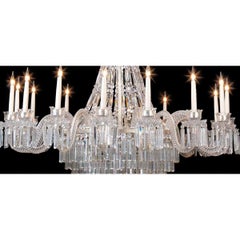Our Exceptional, Large and Stunning Twenty Four Light Crystal Bruges Chandelier