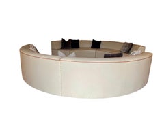 Our Full Circle Sofa in Leather