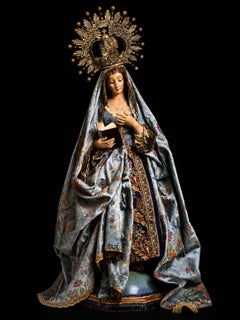 Our Lady of Sorrows “Head and Legs” with Silver Crown Period: 19th Century