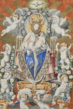 Our Lady of the Rosary, Vellum, 18th Century