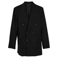 Our legacy, Double breasted blazer in black