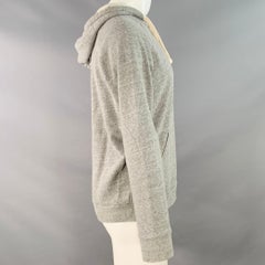 Our Legacy – Graues, meliertes Sweatshirt mit Kapuze aus Baumwollmischung, Größe M