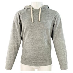 Our Legacy – Graues, meliertes Sweatshirt mit Kapuze aus Baumwollmischung, Größe M