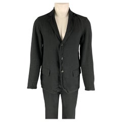 OUR LEGACY Size 38 Black Wool Blend Notch Lapel Suit