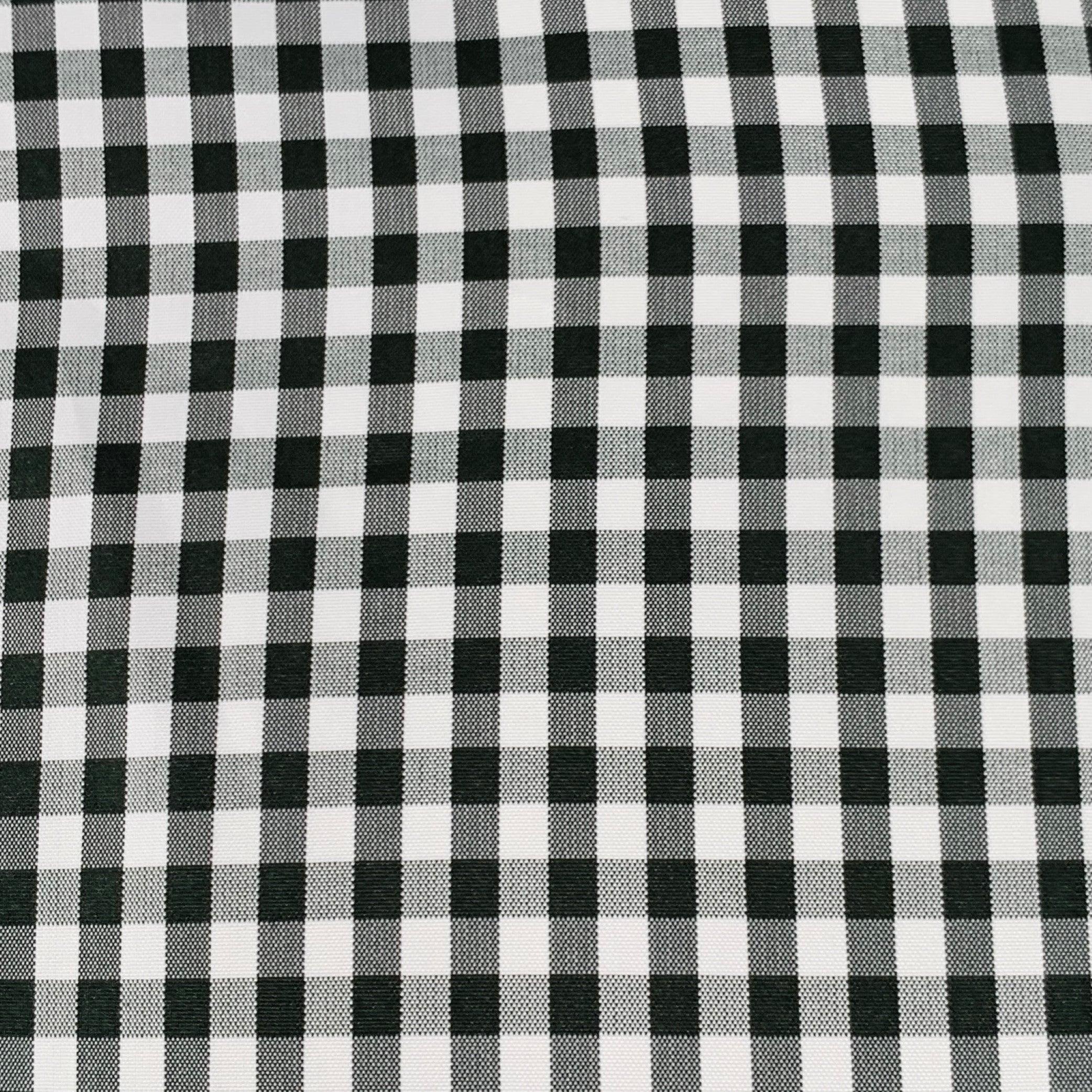 OUR LEGACY long sleeve shirt
in a black and white polyester fabric featuring a gingham pattern, oversized fit, hidden snap down collar, one pocket, and button closure.
Made in Japan.Excellent Pre-Owned Condition. 

Marked:   IT 54 

Measurements: 
