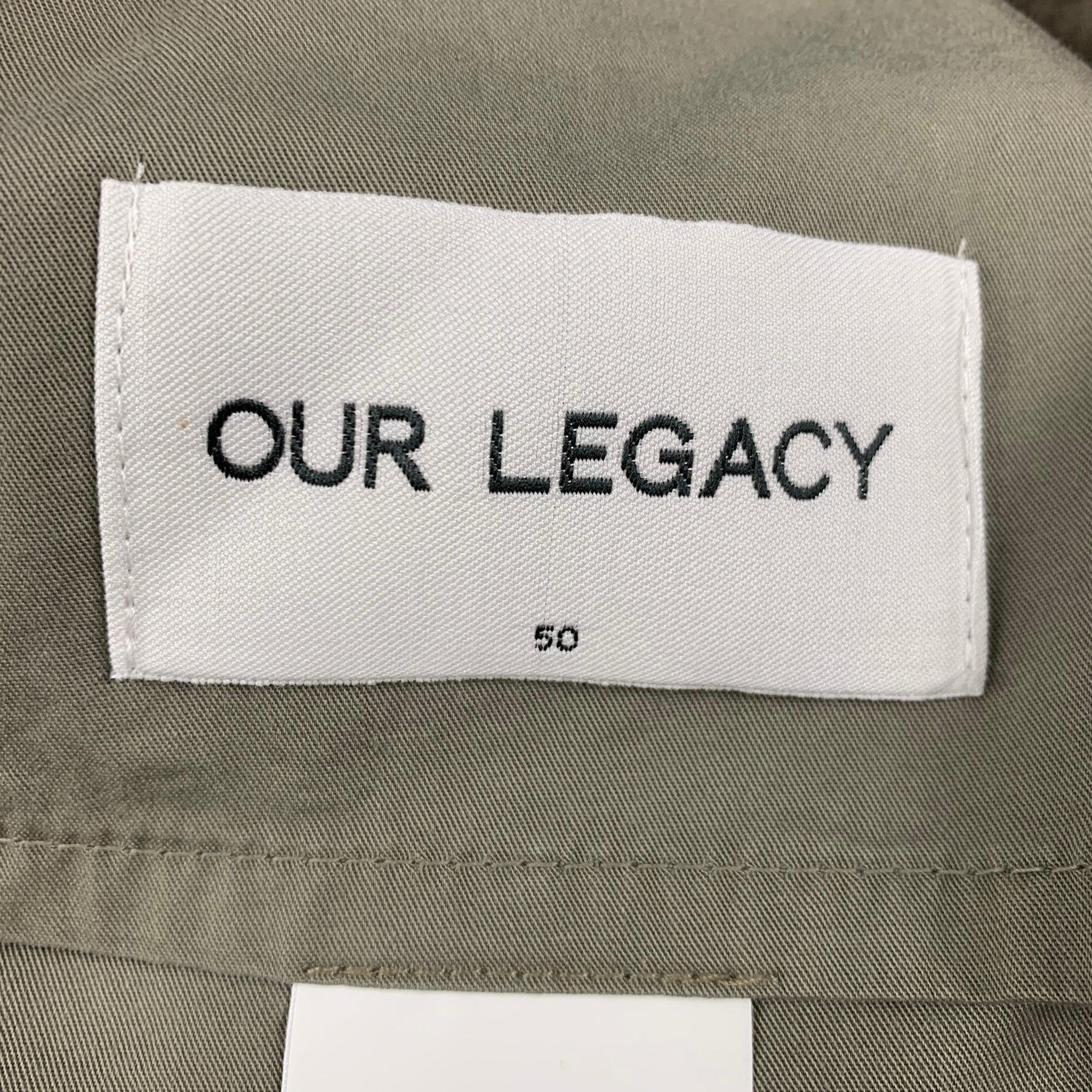 Men's OUR LEGACY SS 15 Size 34 Olive Cotton Chino Casual Pants For Sale