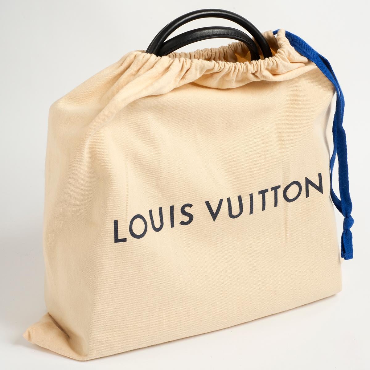 Women's or Men's Our Louis Vuitton 'On My Side' Handbag in Laurier Green; Toffee Latte Beige For Sale