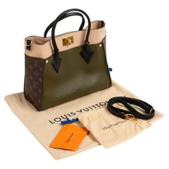 Nuestro bolso Louis Vuitton "A mi lado" en verde Laurier; beige Toffee Latte