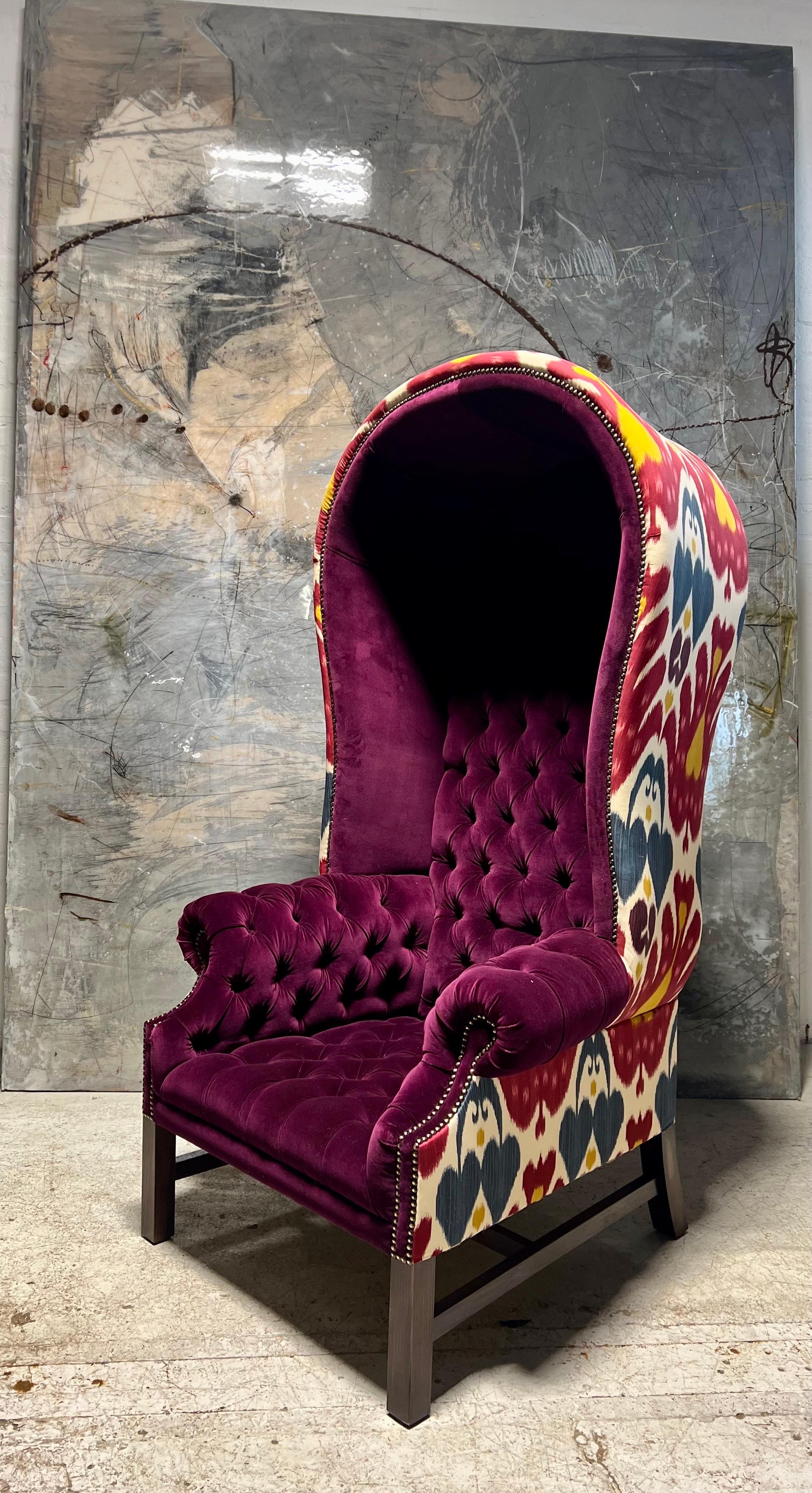 Our Signature Hooded Porters Chair  In New Condition For Sale In London, GB
