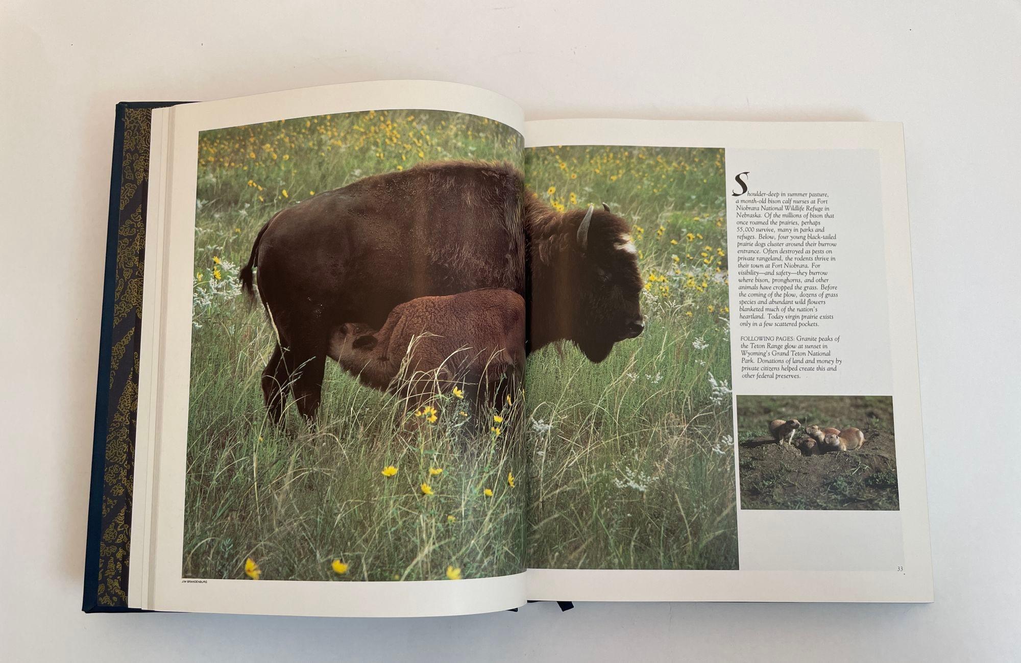 Papier Livre R Fisher Our Threatened Inheritance Natural Treasures of the United States en vente