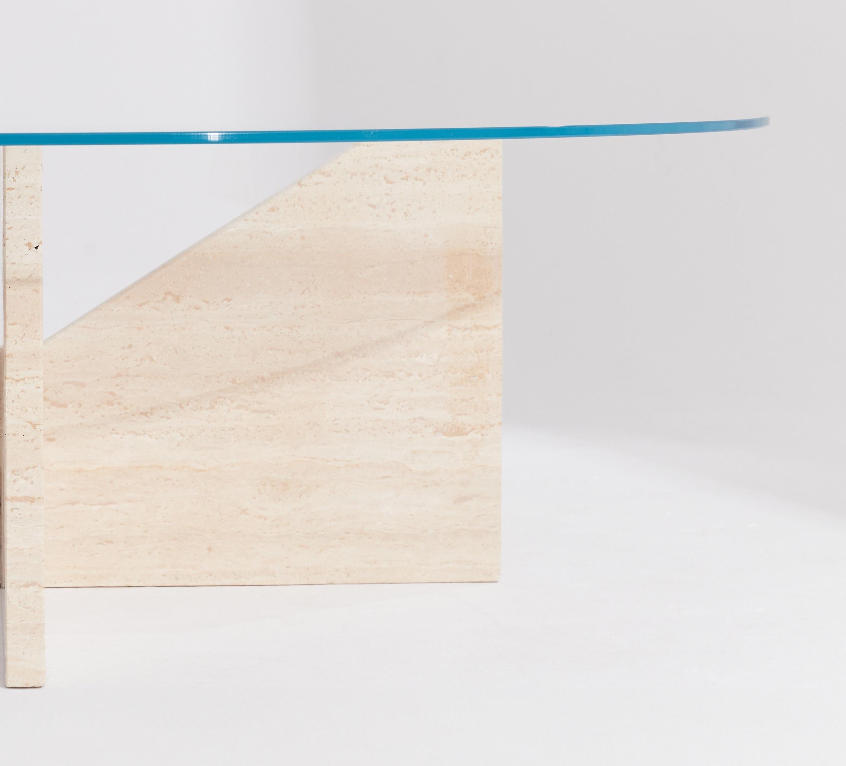 Turc Table basse Ourea Light en travertin par RAFFINATO en vente
