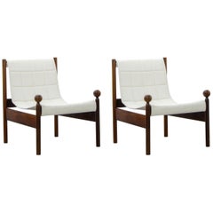 Ouro Preto Lounge Chairs by Jorge Zalszupin, Brazilian Midcentury