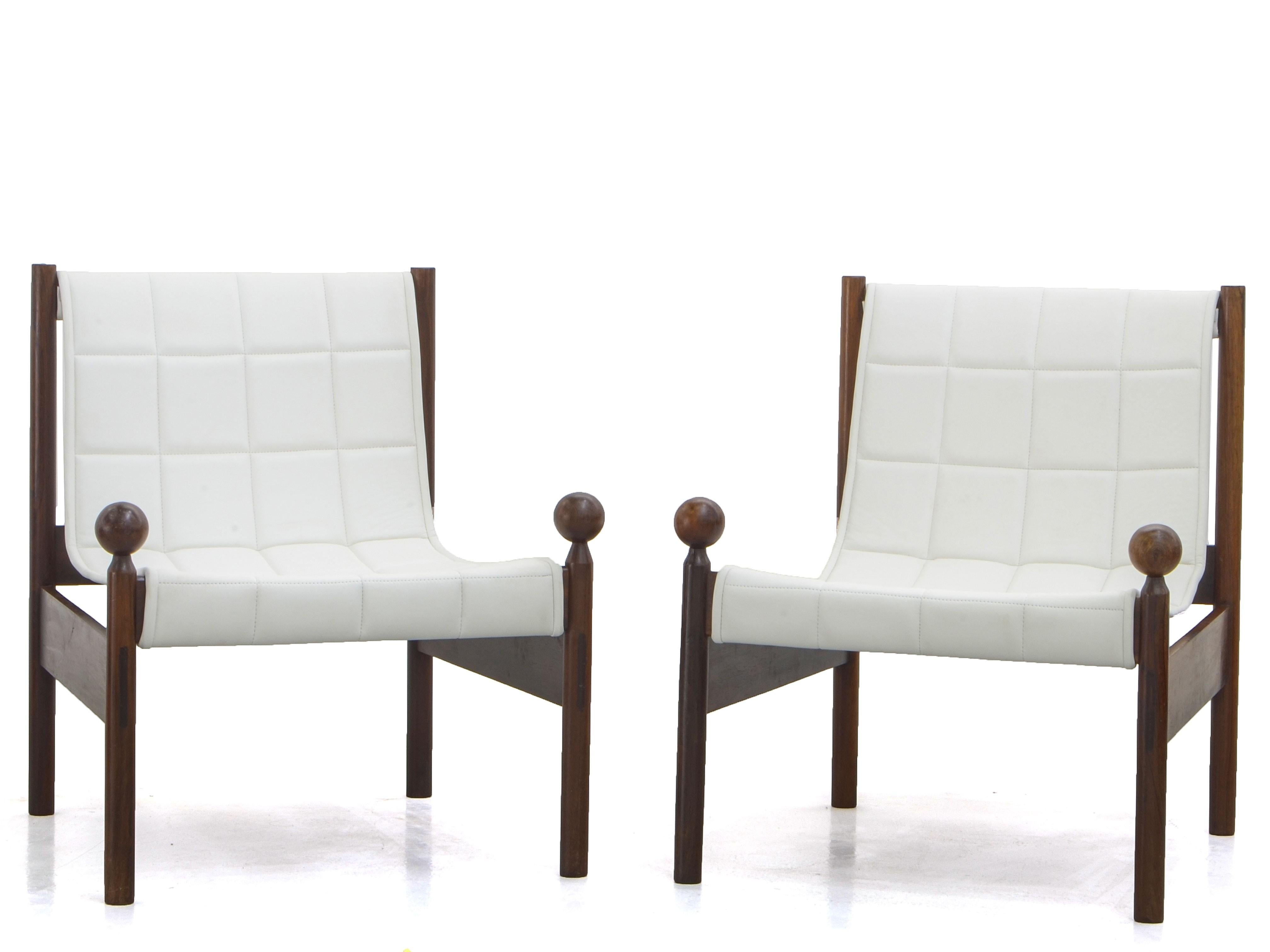 20th Century Ouro Preto Lounge Chairs, Jorge Zalszupin, Brazilian Midcentury