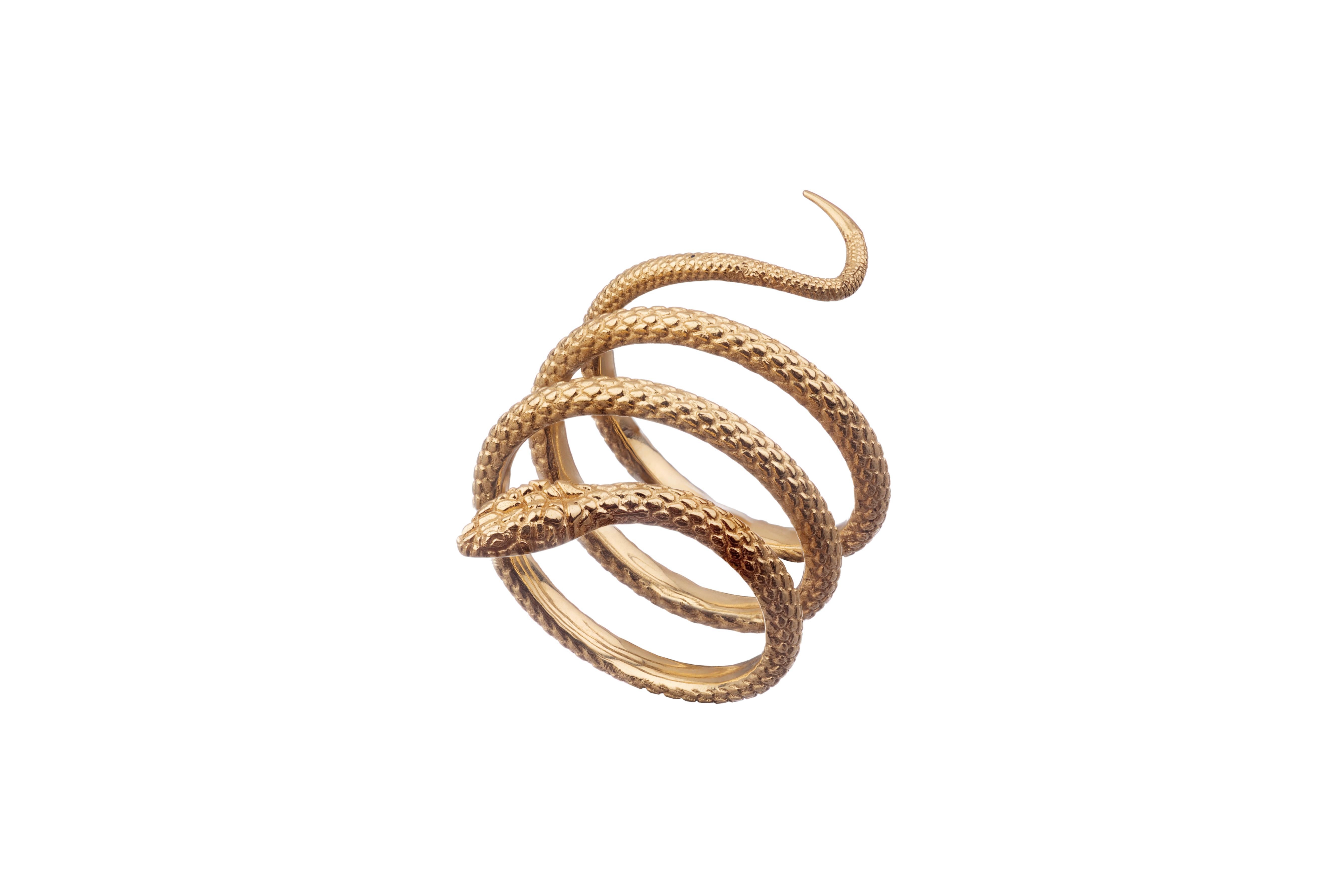 OUROBOROS' 'Sexy Sixtyniner,' 18kt rose gold, white gold and yellow gold snakes that screw together to be worn as one or separately.

These rings come in a variety of sizes so please contact the designer. 

OUROBOROS’ commitment to using only the