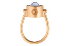 Ouroboros Chalcedony Ring set in 18kt Gold
