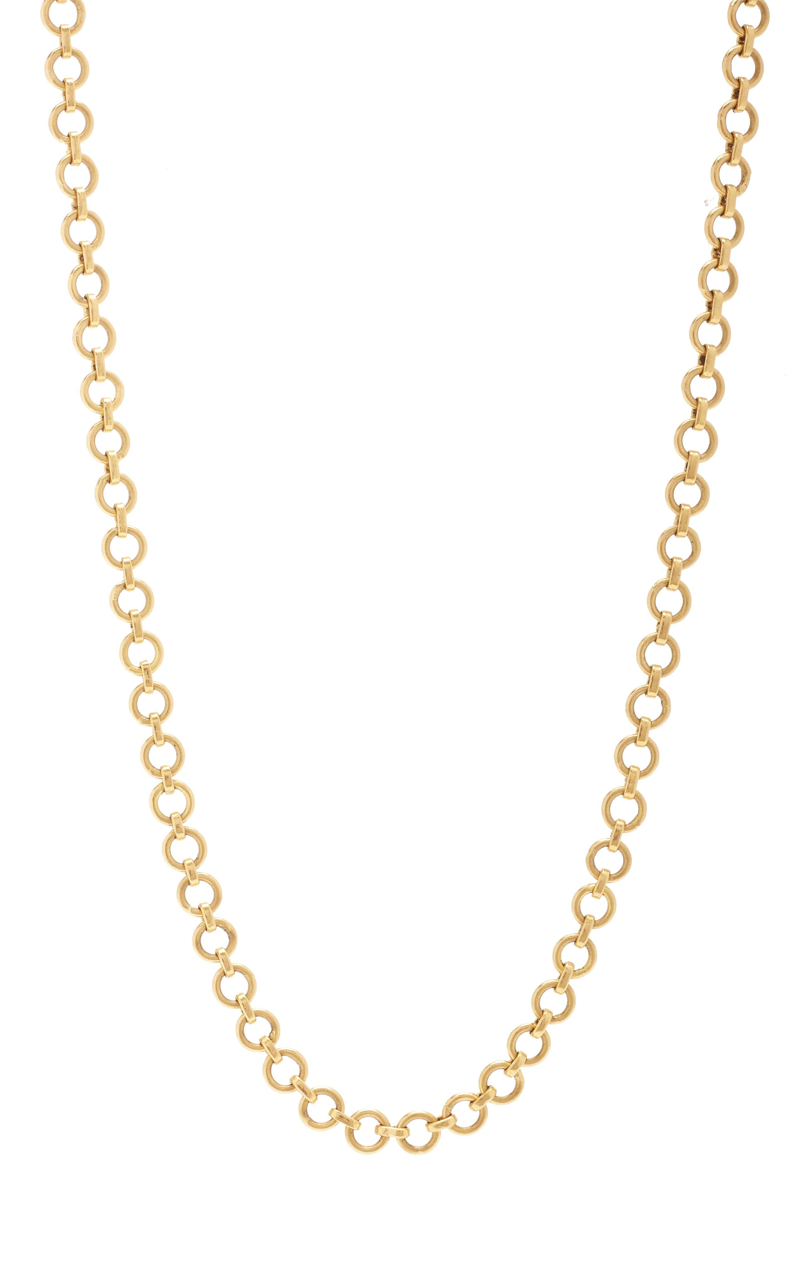 Ouroboros handmade gold, 18 karat gold chain that is designed to look like snakeskin. The standard length is 36