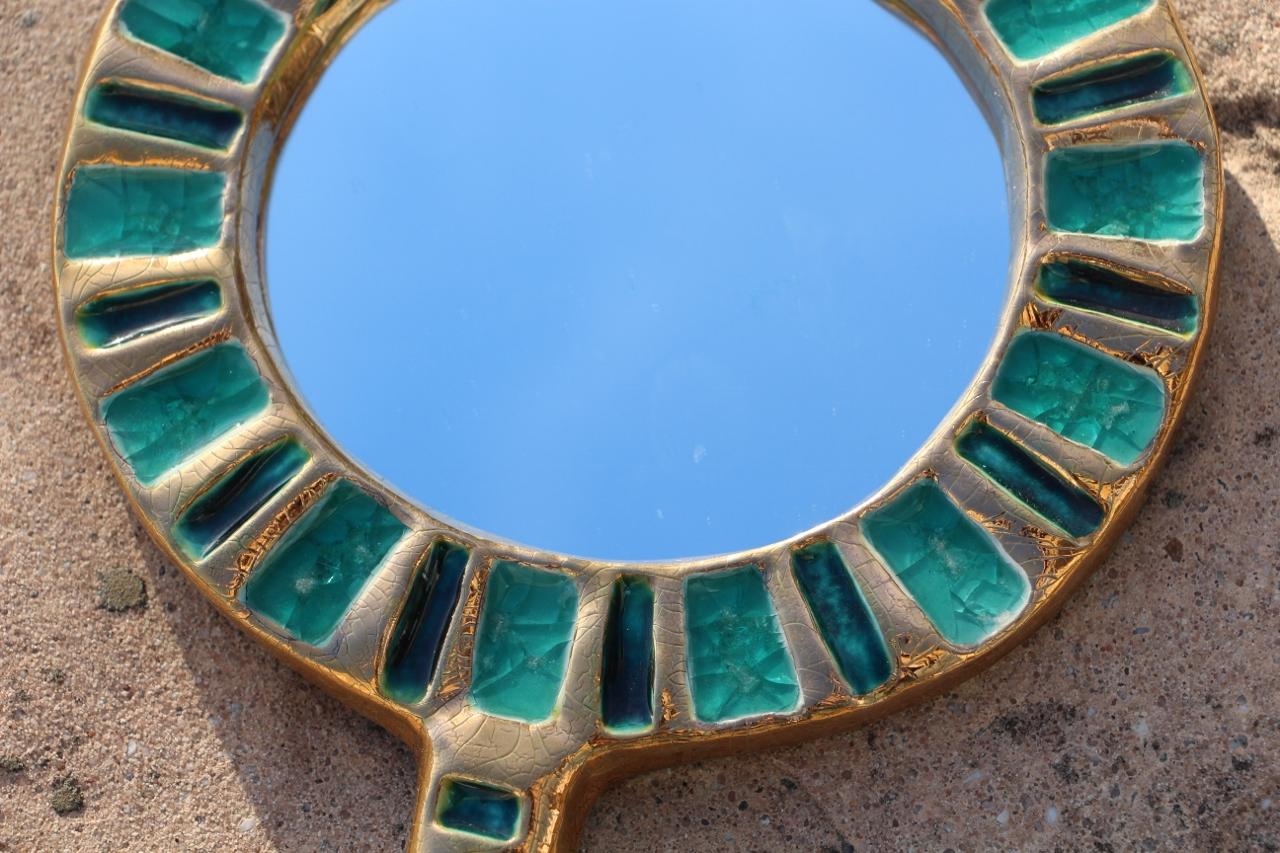 French Ouroboros Mirror by Mithé Espelt