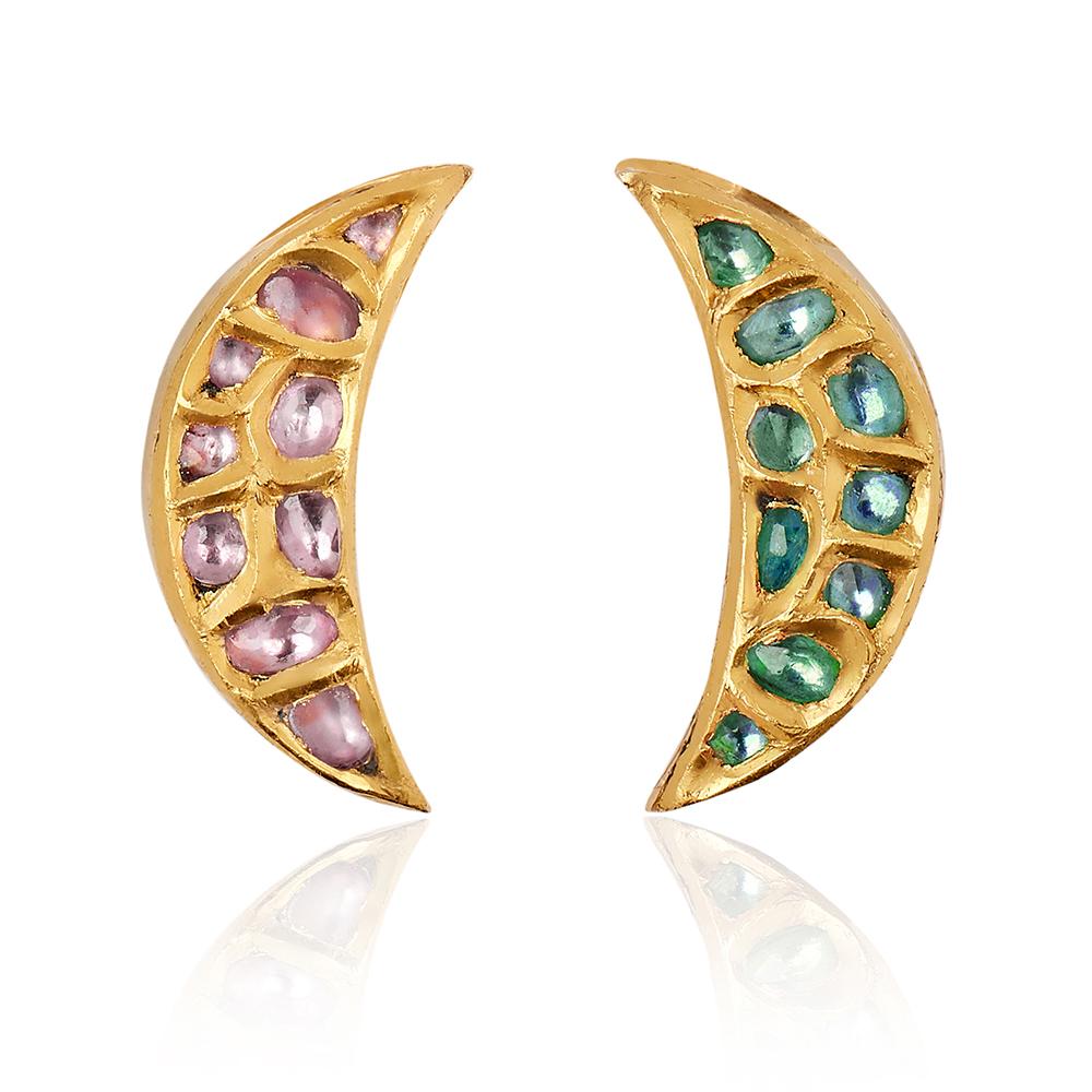 Women's or Men's OUROBOROS 'Sunrise, ' Emerald Gold Ring