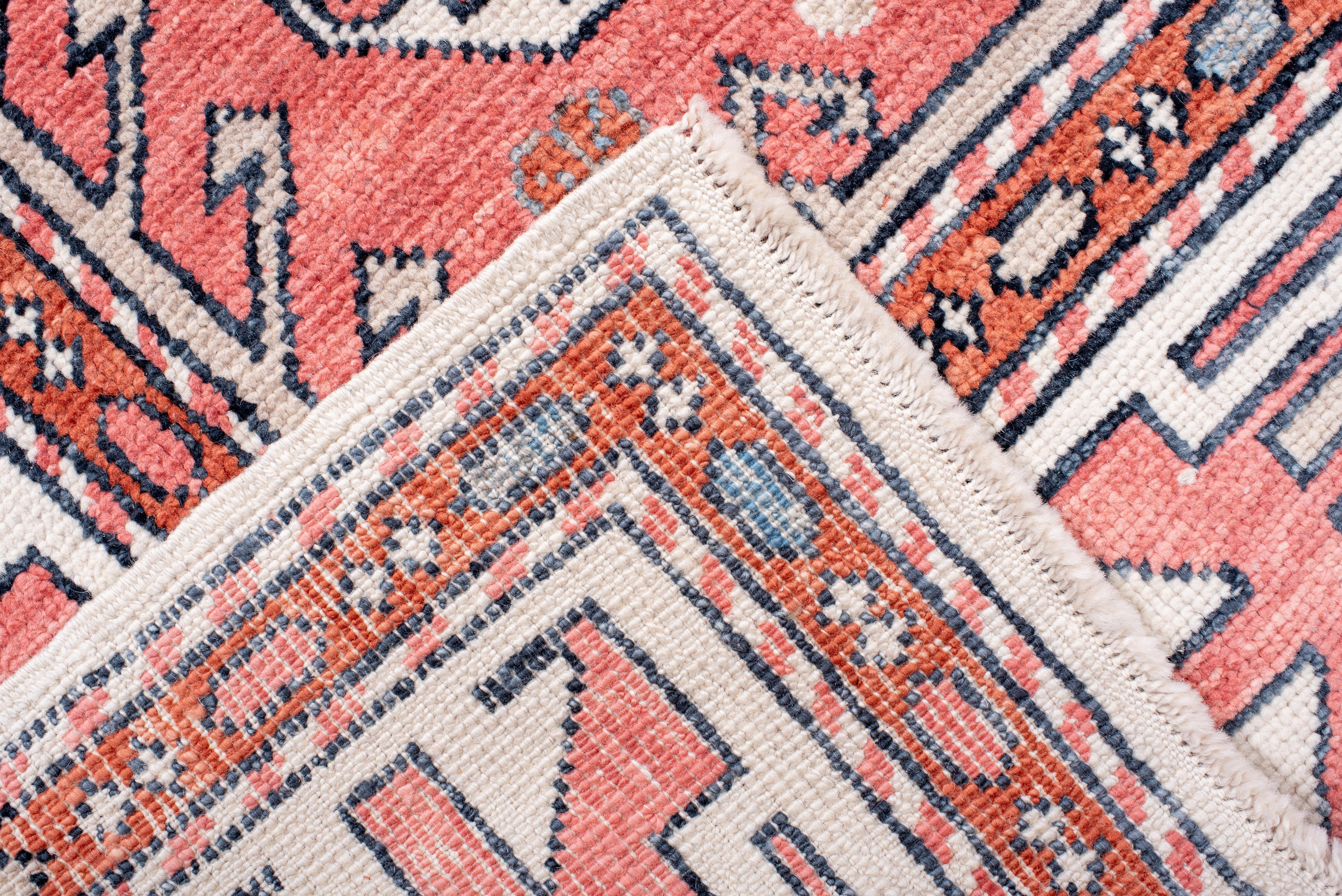 Contemporary Oushak 2022 in Ruby Red For Sale
