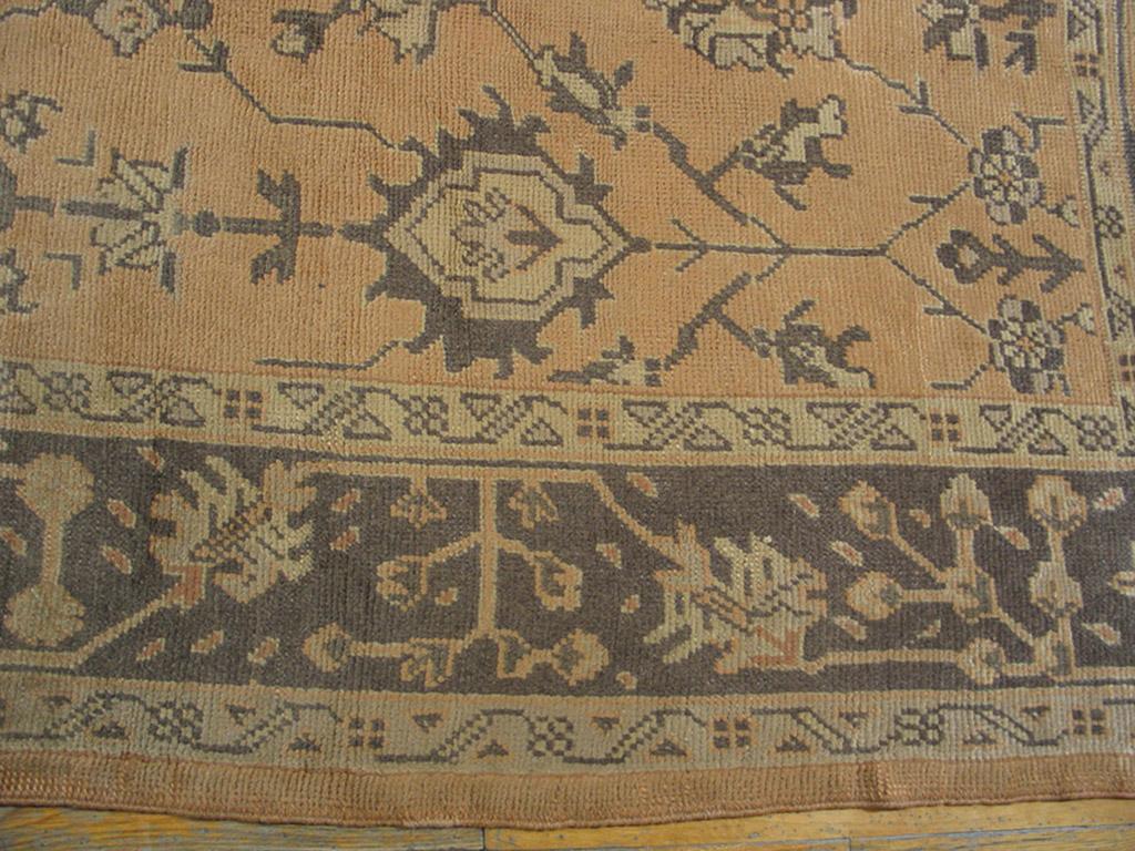 Antique Oushak rug, measures: 7' 0