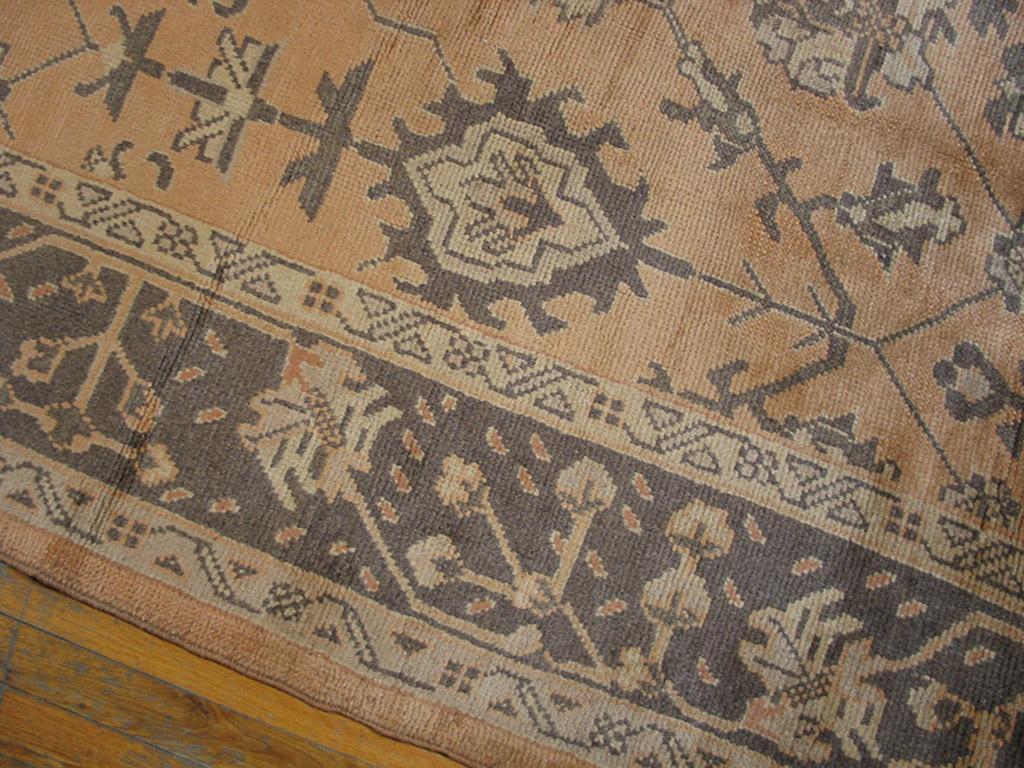 Hand-Knotted Oushak Antique Rugs For Sale