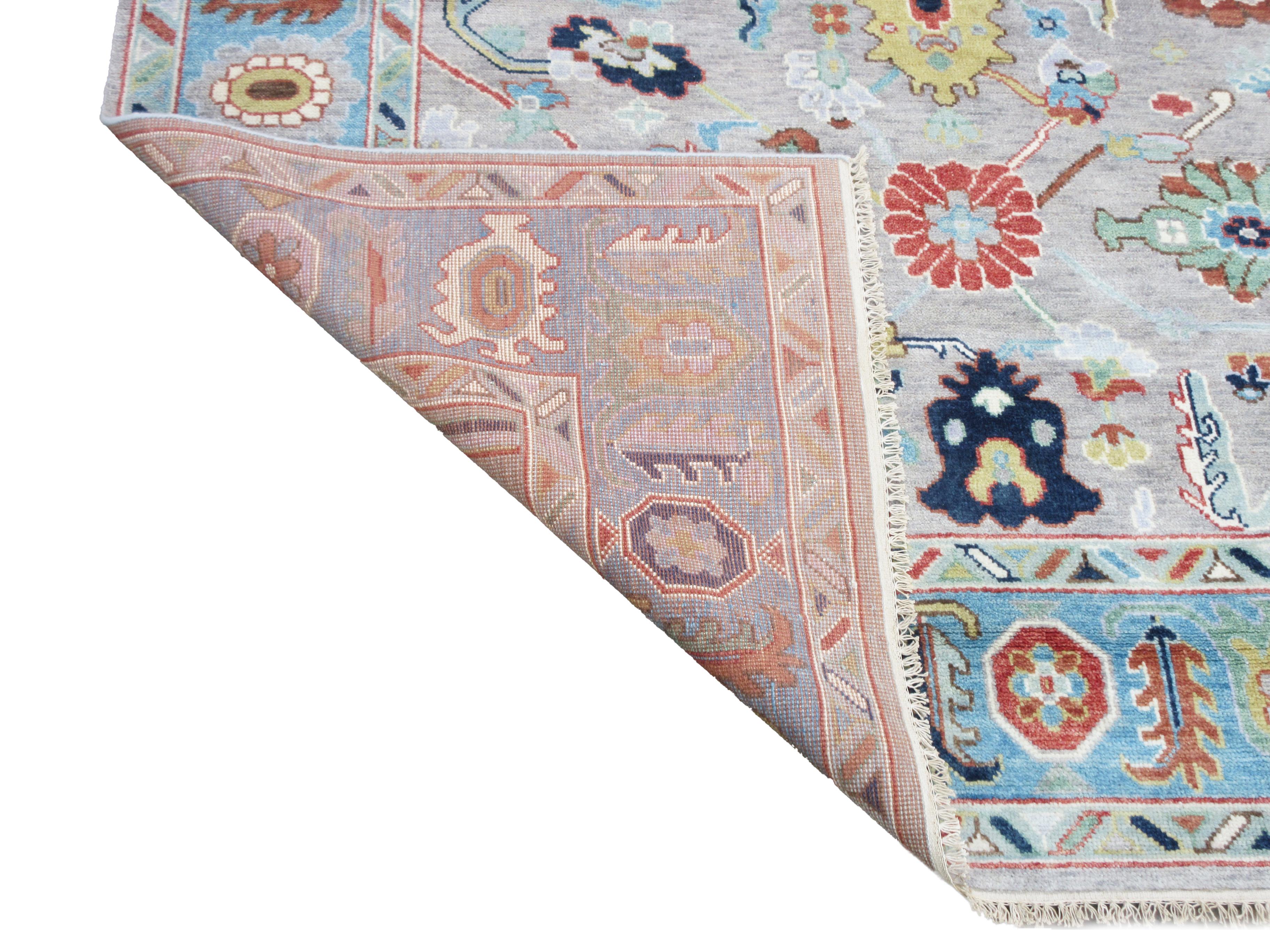 Oushak Area Rug In New Condition For Sale In Laguna Hills, CA