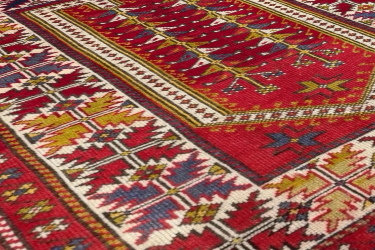 Wool Turkey Area Rug - Oushak Design - (38x49) For Sale