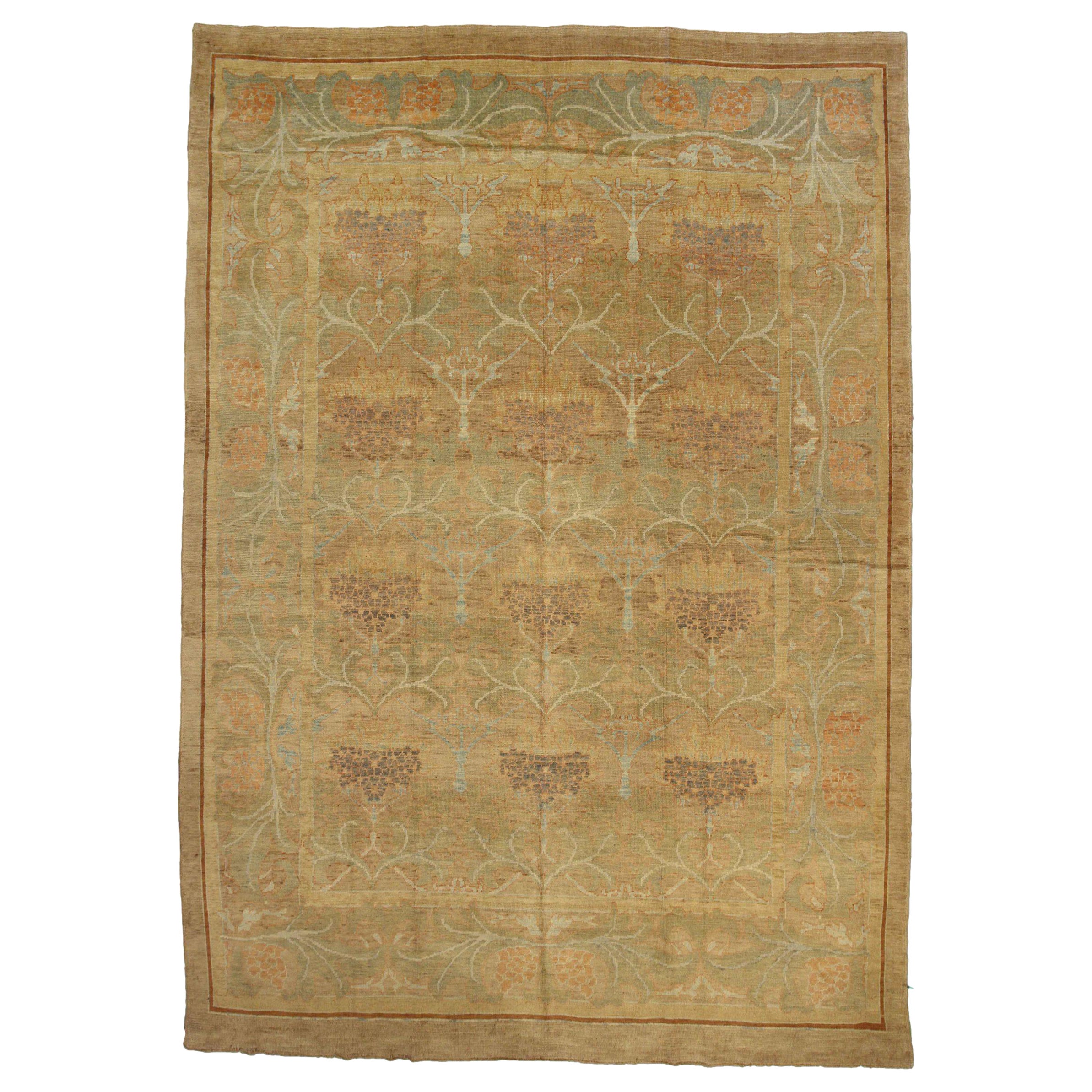 Oushak Area Rugs Circa 1990 - 13065
